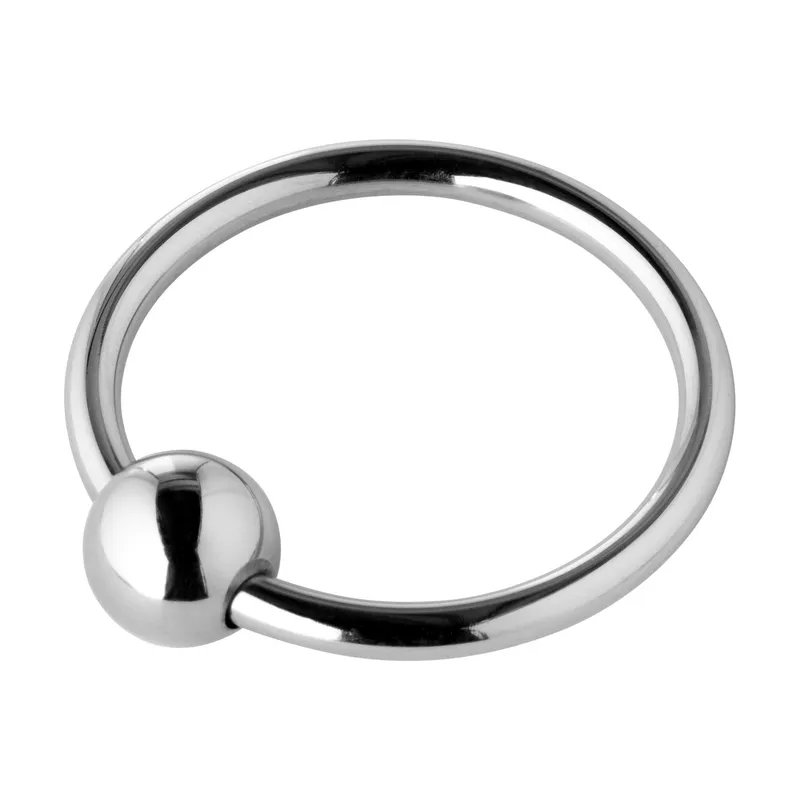 Kiotos Steel Glansring med Kugle