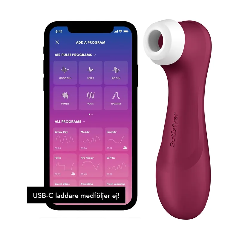 Satisfyer Pro 2 Generation 3 Liquid Air Connect App