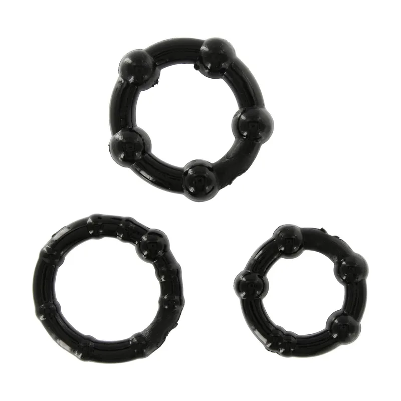 Scala Stay Hard Rings 3 Piece Set